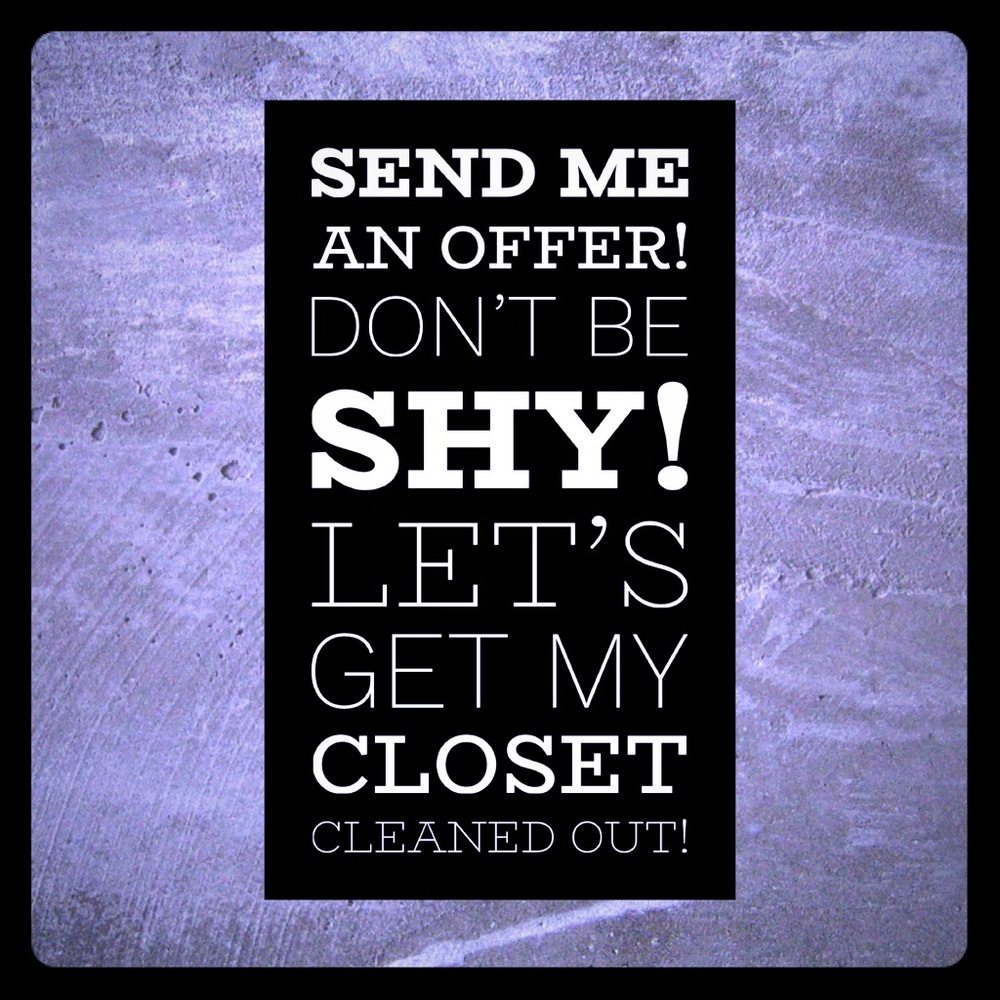 Closet Clean Out!